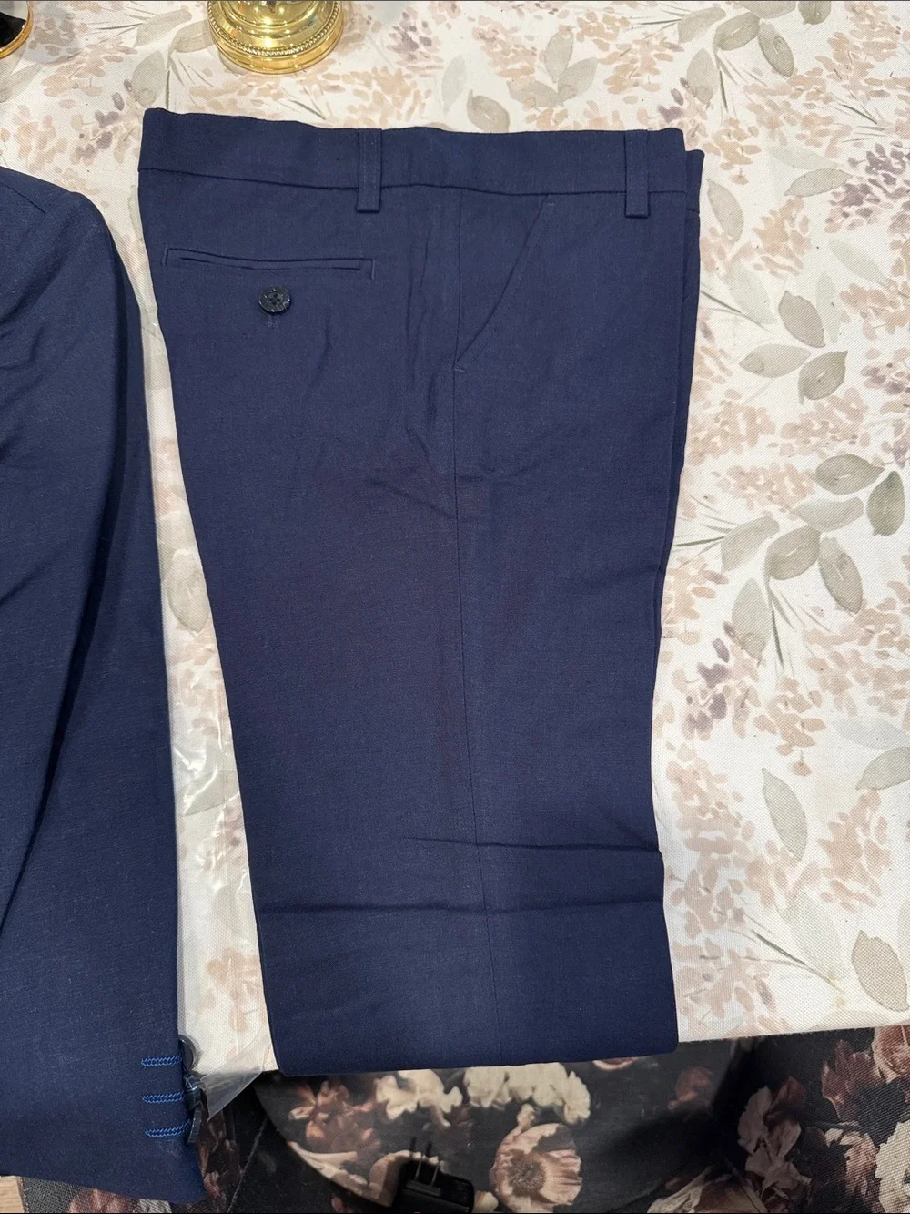 Appaman Boys Navy Blue Two-Piece Suit Jacket and Pants